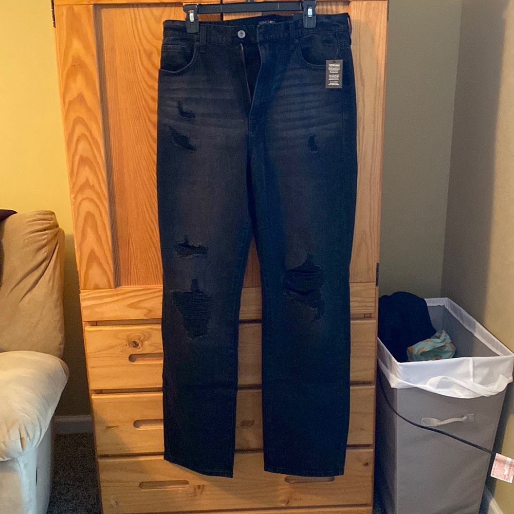 Fashion Nova Black straight leg -11